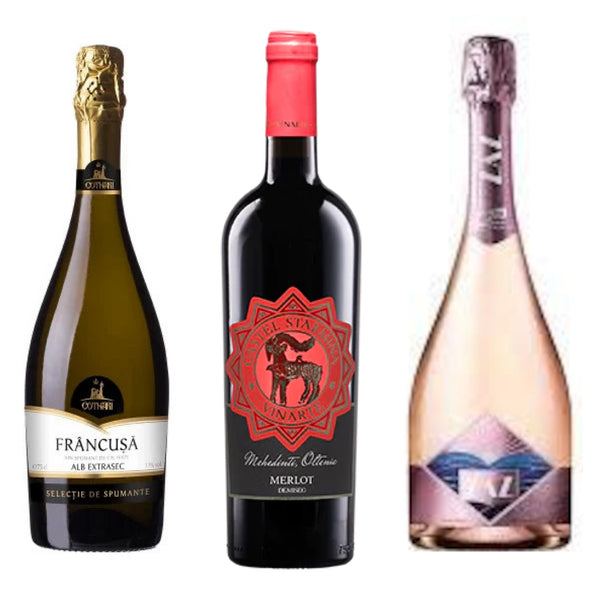 【3種よりどり！お得セット】スパークリング2種&赤ワイン